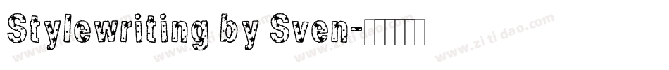 Stylewriting by Sven字体转换
